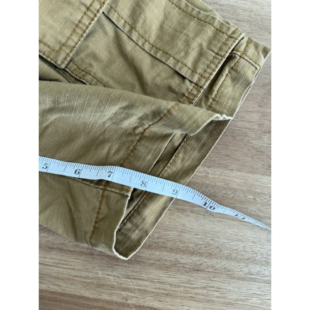 Old Navy‎ Boys Cargo Shorts Size 12 Tan Brown Cotton Casual Utility Ripstop